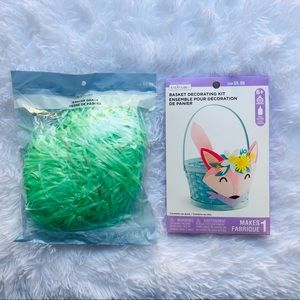 Fox Basket Decorating Kit & Easter Grass
